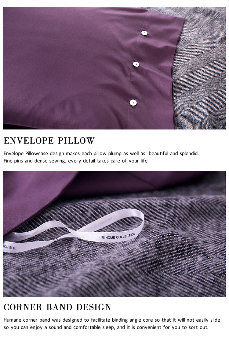 Double Deluxe Purple Comforter Sets Full