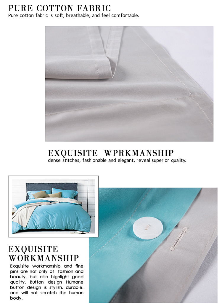 Blue And Cream Duvet Cover For Apartment