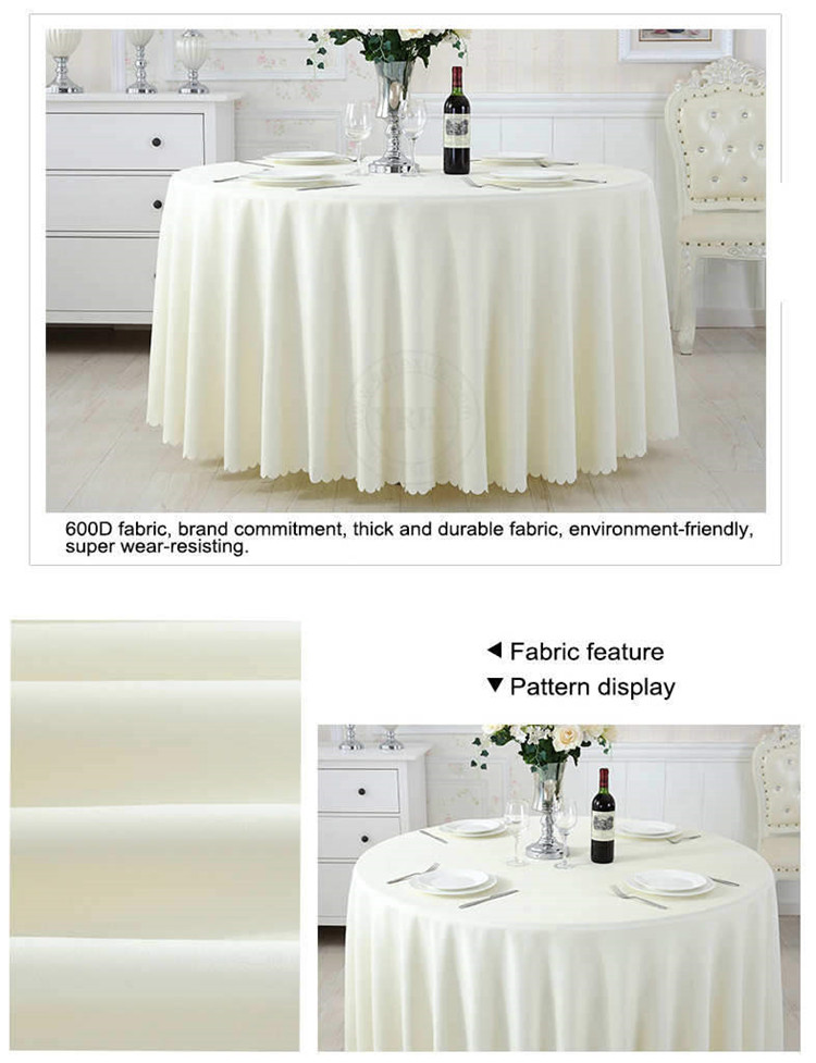 Green Round Pintuck Table Cloth