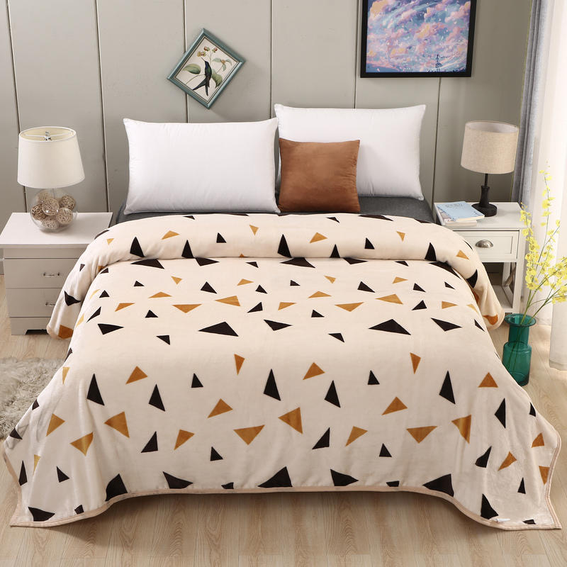 Very Soft Blankets Gray Geometric