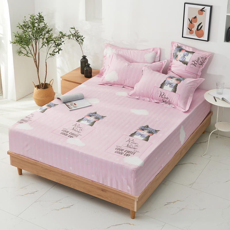 For 3PCS Single Bed New Product Fitted Sheet