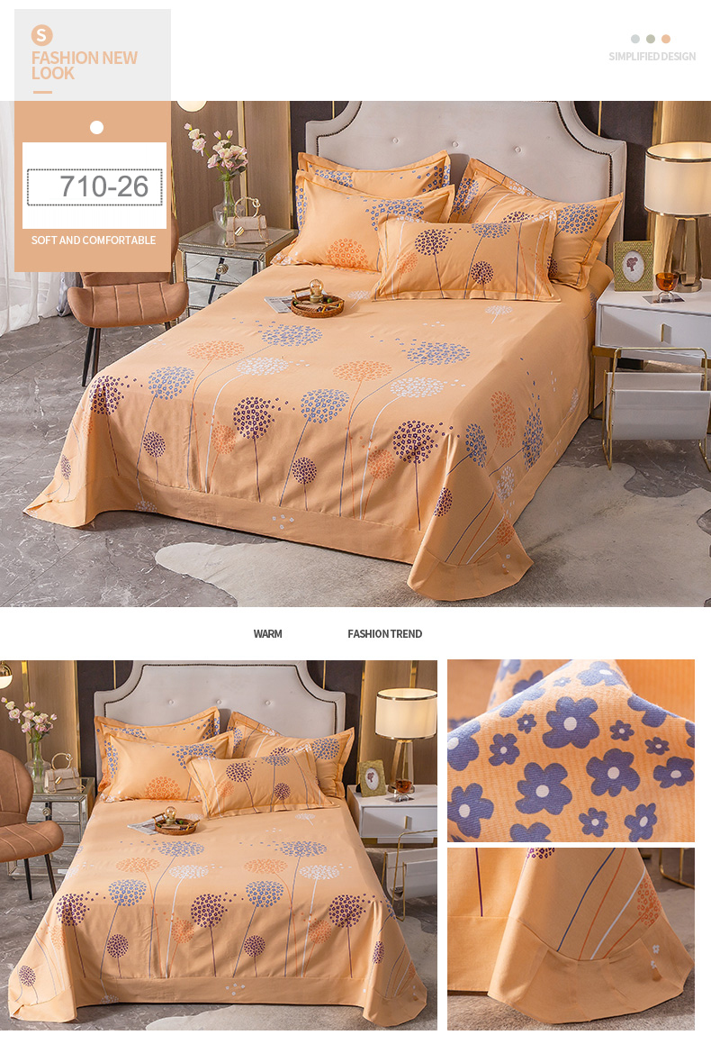 High Quality Bedsheet Hypoallergenic