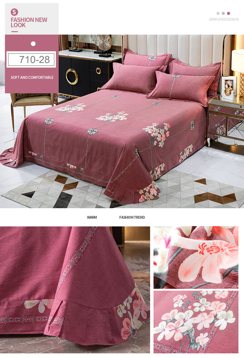 Bed Linen Sheet Set Luxurious