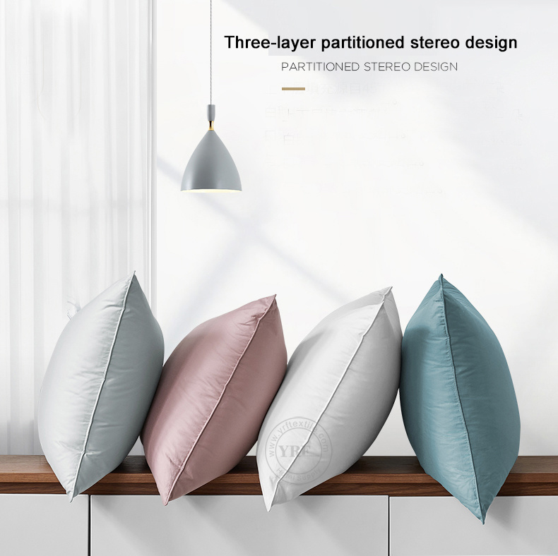 Partitioned Comfort White Sleep Down Pillows