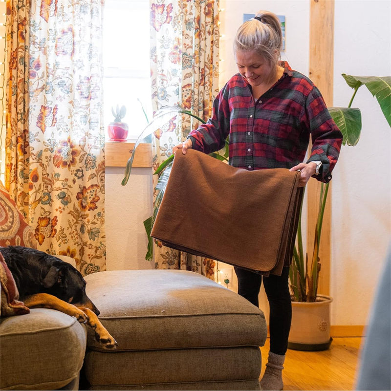 Disaster - Relief Camel 190cm Wool Moisture - Absorbing Blanket