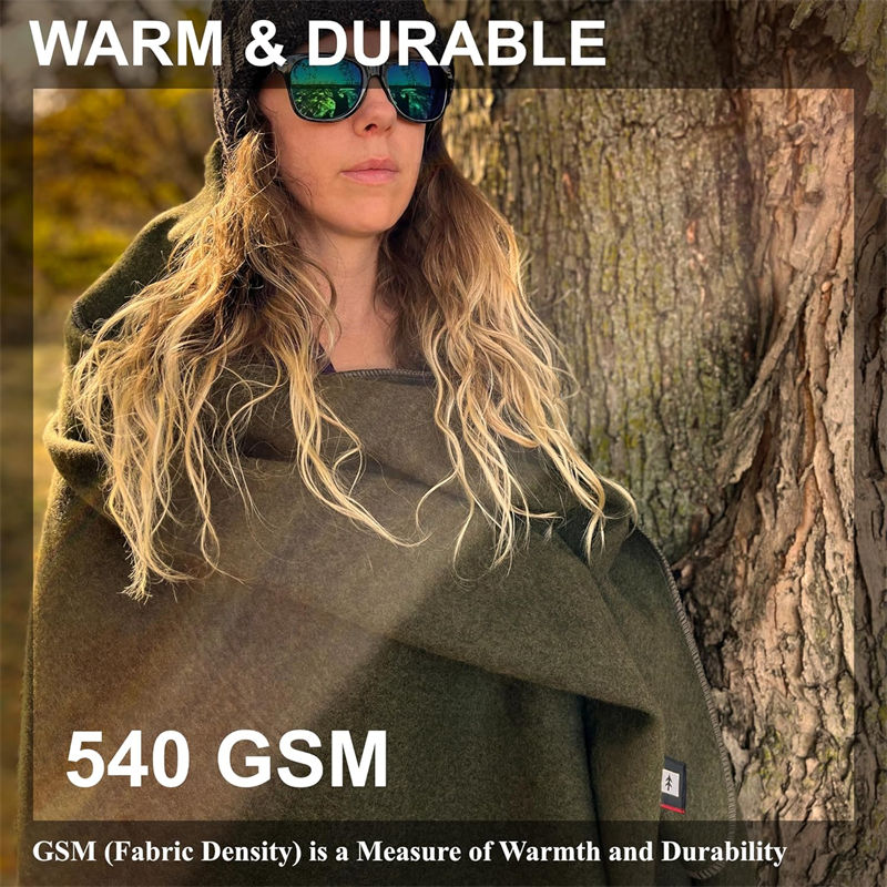190cm 80% Wool Military Warm - keeping Blanket