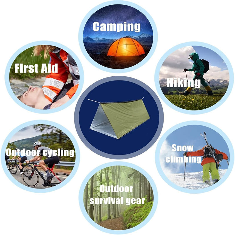 PE material 240g Emergency tent