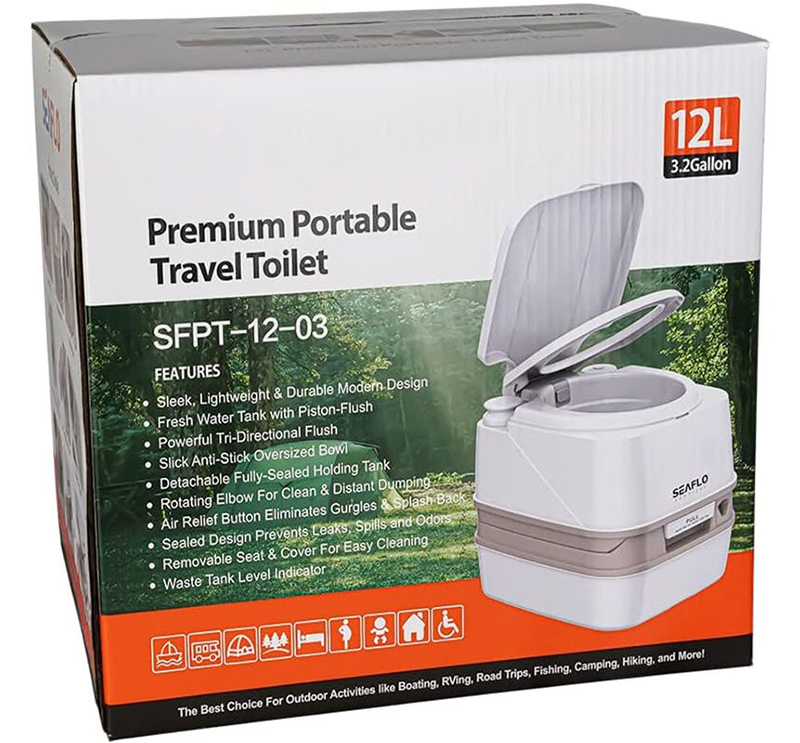 High Density Polyethylene Sturdy Discount Toilet 