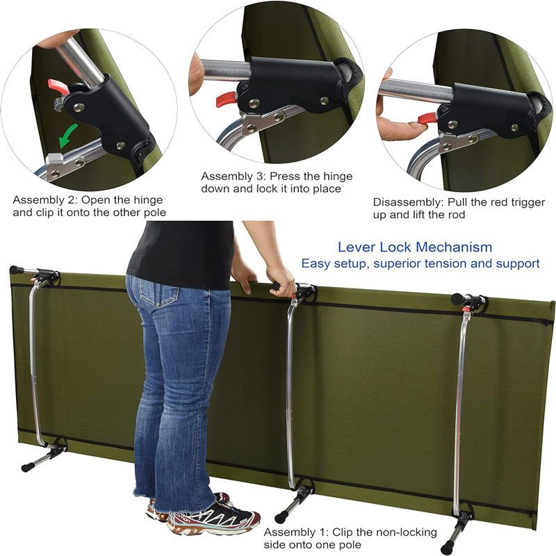 Durable Outdoor Emergency Folding Bed