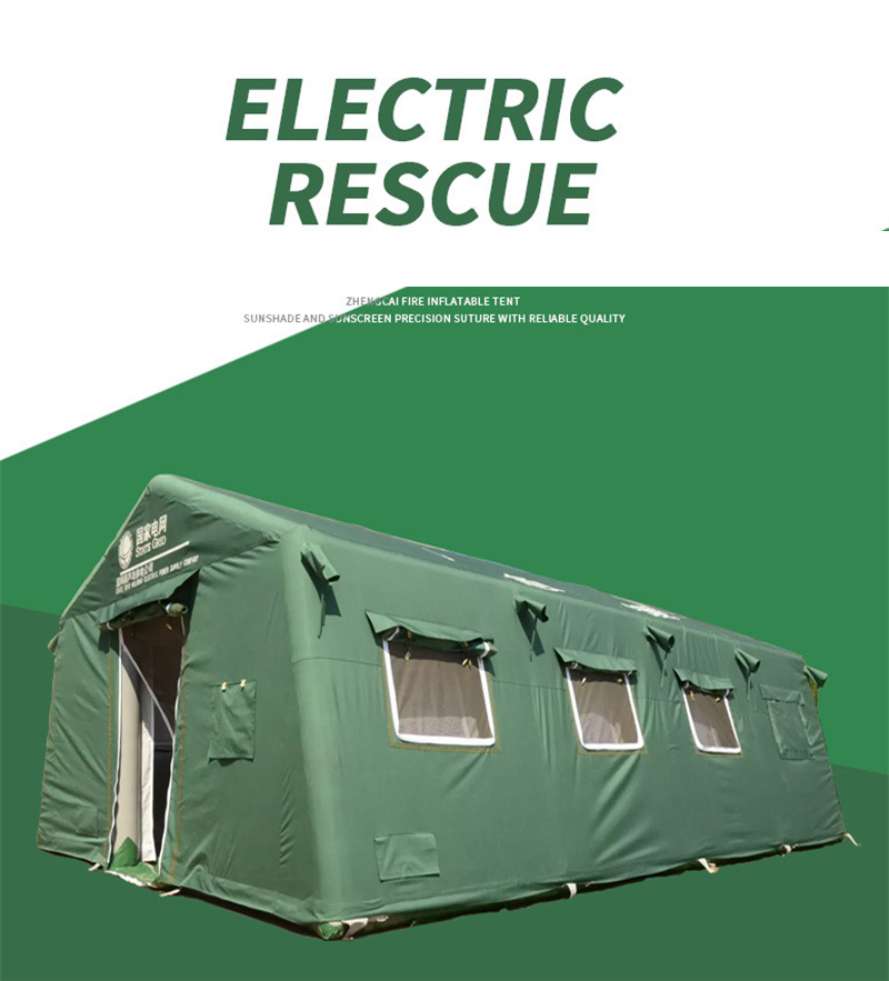 Emergency command center inflatable tent