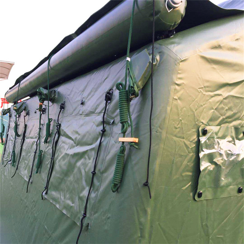Air column structure military command tent