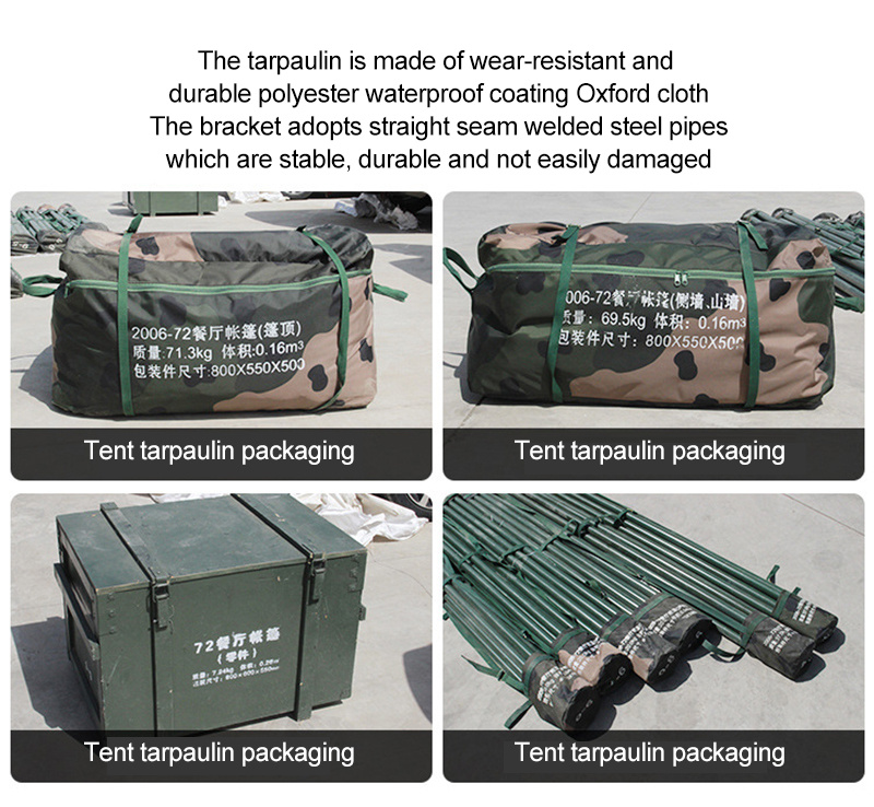 Camouflage shelter tent for polar expeditions