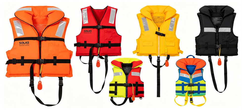 Water Rescue Life Jackets showing life jacket range for government procurement and emergency reserve planning