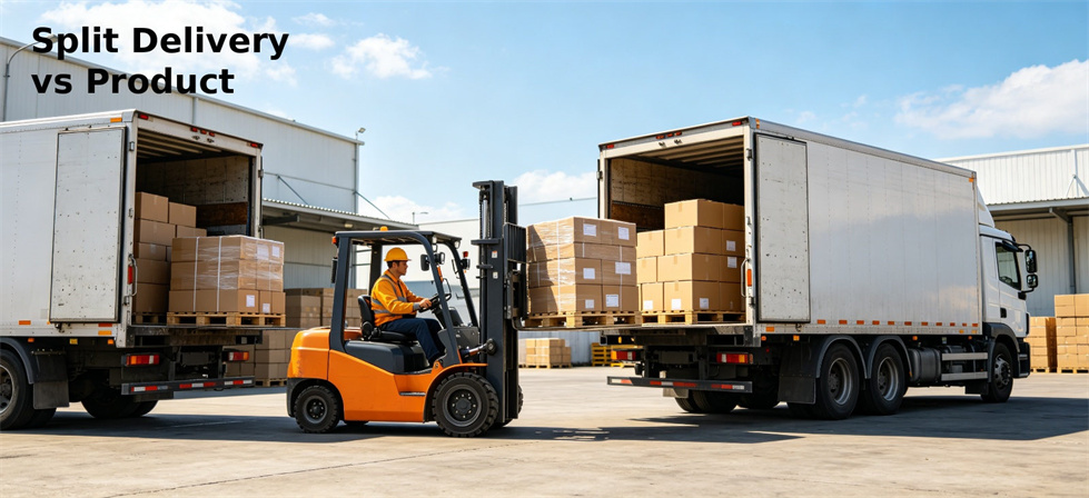 Relief blanket split delivery loading for freight cost review and multi-country NGO distribution planning