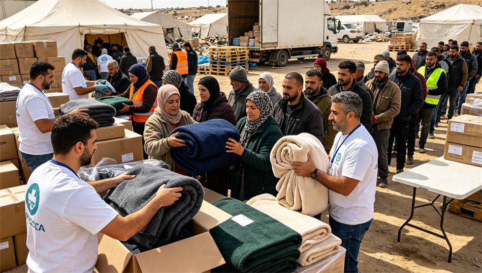 Emergency blanket product selection for bulk quotation requests and institutional procurement planning