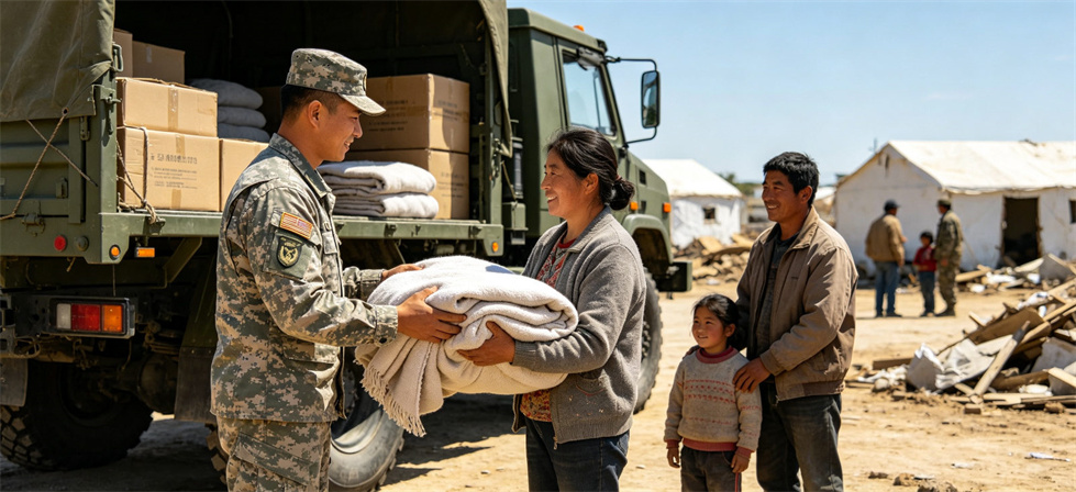 Shelter-project blanket truck handout for multi-location management and site receiving workflow
