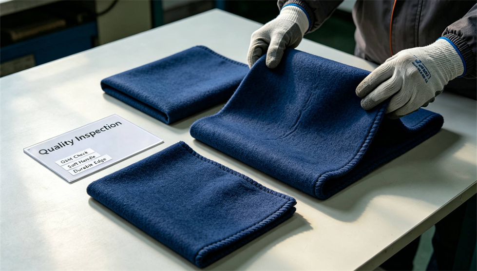 Emergency blanket product detail showing solid color mixed color for institutional procurement review