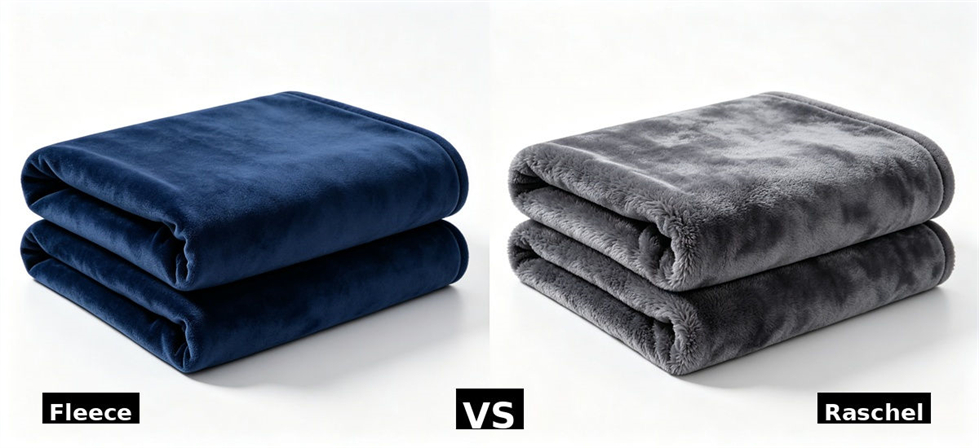 Fleece and Raschel blankets compared for material selection in emergency shelter projects