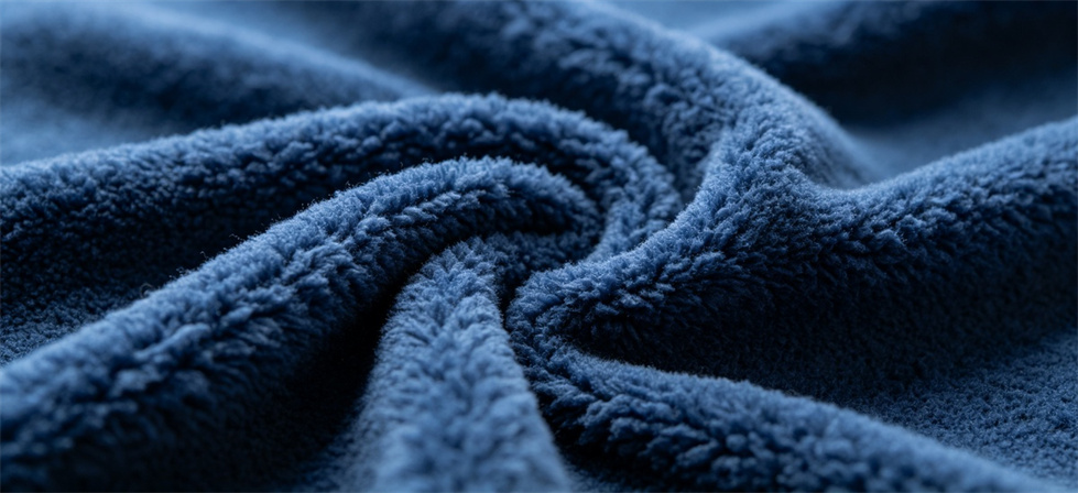 Fleece blanket fabric texture shown for blanket material comparison for shelters in institutional blanket procurement review