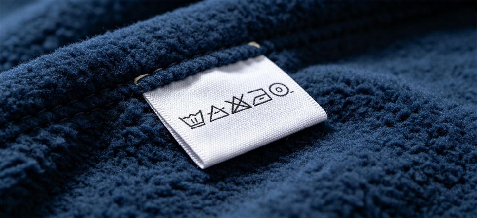 Fleece blanket woven label shown for blanket stockpile rfq template in institutional blanket procurement review