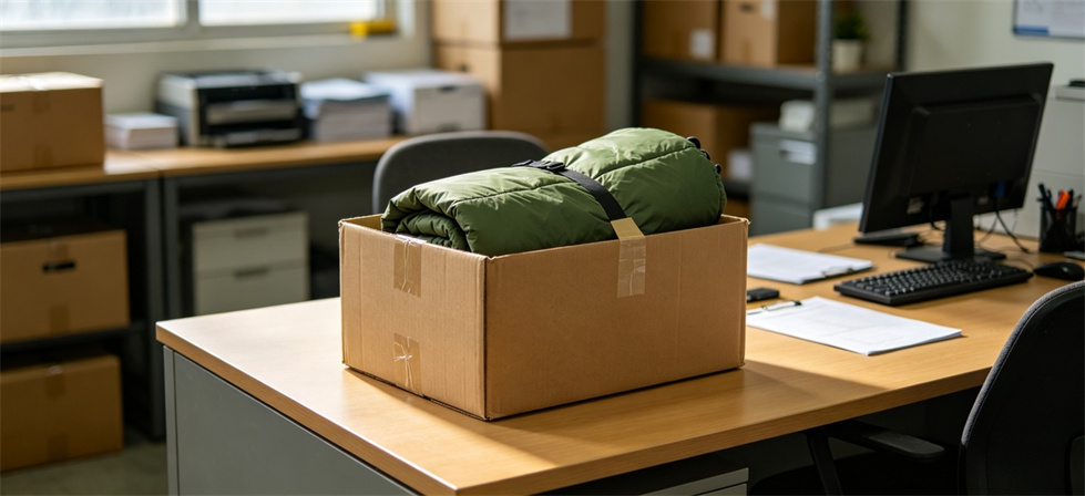Sleeping bag courier package for institutional sleeping bag procurement and supply planning