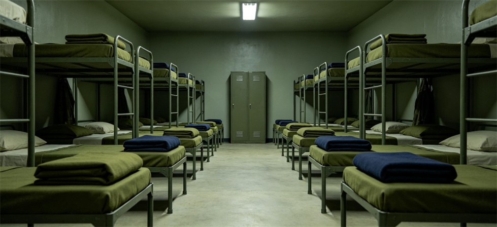Blanket military barracks shown for how to choose by use case in institutional blanket procurement review