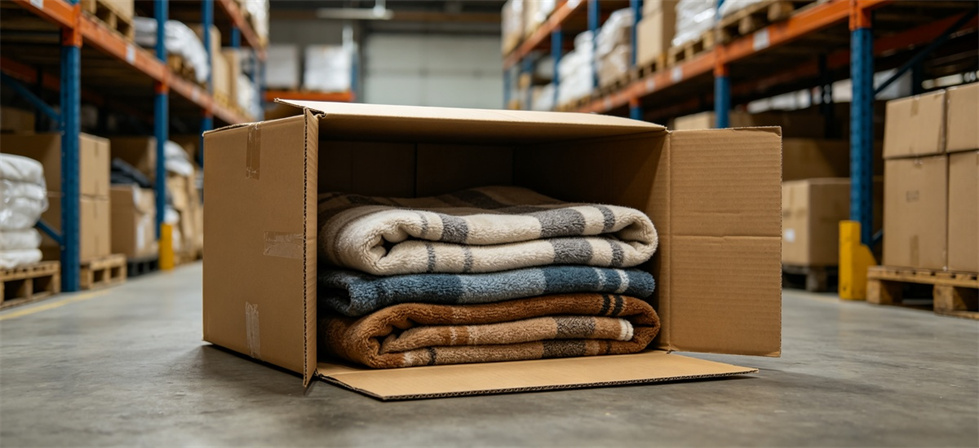 Blanket carton packing for institutional blanket procurement, inspection and supply planning