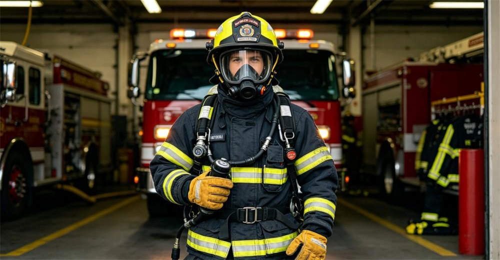 Firefighter gloves SCBA full equipment fire rescue turnout gear safety gloves wholesale bulk supplier China