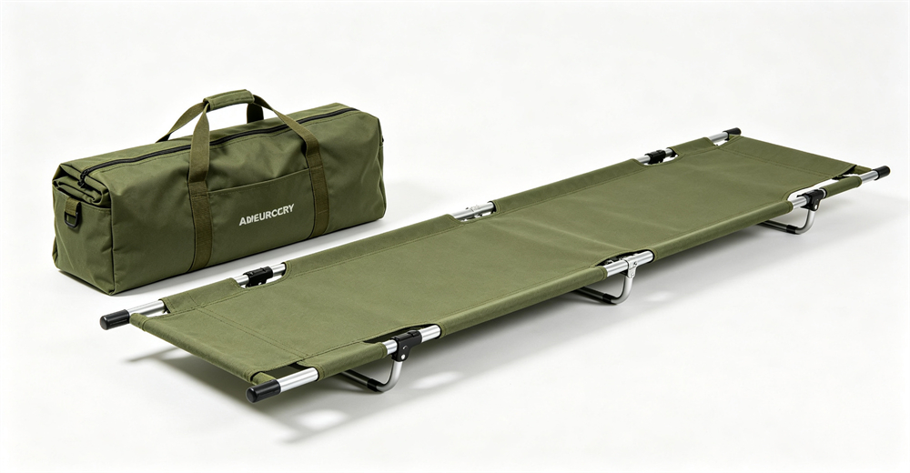 Lightweight aluminum frame basket rescue stretcher showing perforated drainage holes for water rescue for wholesale bulk water rescue equipment supply