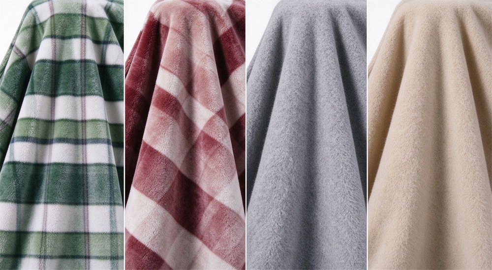 School blanket materials raschel fleece comparison for wholesale school blankets, contrasting raschel knit, fleece and cotton blankets for dormitory bedding packages in bulk school textile supply