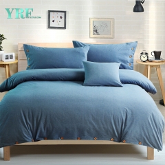 ensemble de couette bleue luxueuse