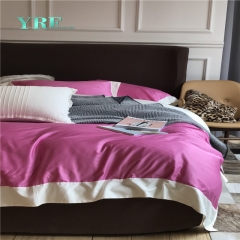 patchwork doux luxe literie pourpre