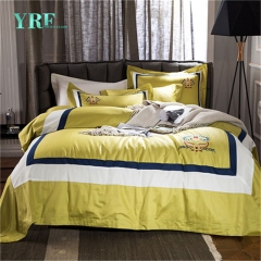 Ensemble de couette roi jaune 4pcs