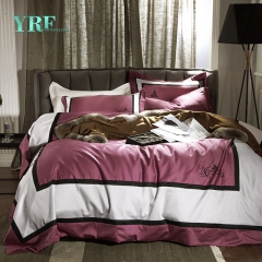 literie de luxe rouge satin doux