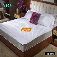 couverture de lit premium lisse matelas protecteur 100% étanche