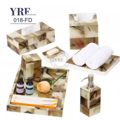 Plateau de service carré en acrylique