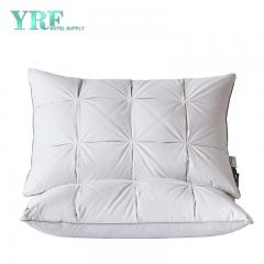 Oreillers de luxe 100% coton 95% duvet blanc