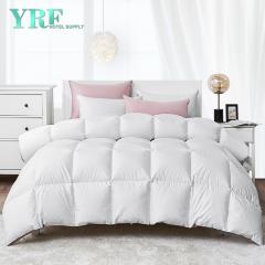 Couette en plumes d'hôtel de luxe Doux pleine taille Blanc