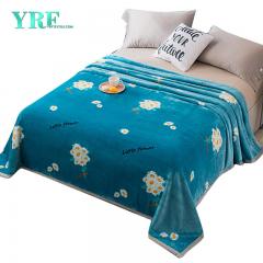 Jeté en molleton 100 % polyester anti-boulochage