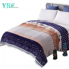 Couverture en molleton floral imprimé patchwork