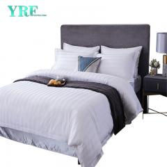 Housse de couette en lin et coton à rayures 800 fils