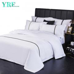 Draps de lit d'hôtel en coton 600 ct, infroissables et sans repassage