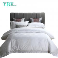Draps de lit d'hôtel en coton frais et croustillant 800 fils
