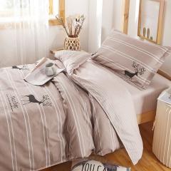 Linge de lit de camping en satin,