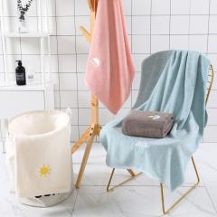 Serviette de bain personnalisée en coton égyptien, vente en gros à bas prix