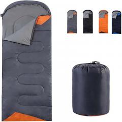 Sac de couchage de camping simple compact et ultraléger en nylon pour adultes