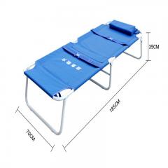 Canapé-lit pliant avec accoudoirs pour secours en cas de tremblement de terre