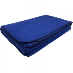 Couverture militaire bleue 20 % laine -35 °C