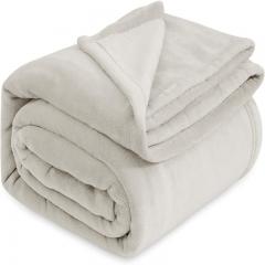 Couverture chauffante en flanelle microfibre