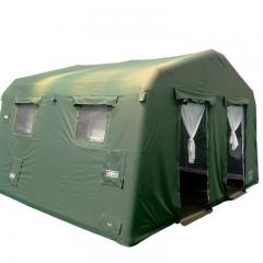 Grande tente gonflable coupe-vent pour secours en cas de catastrophe